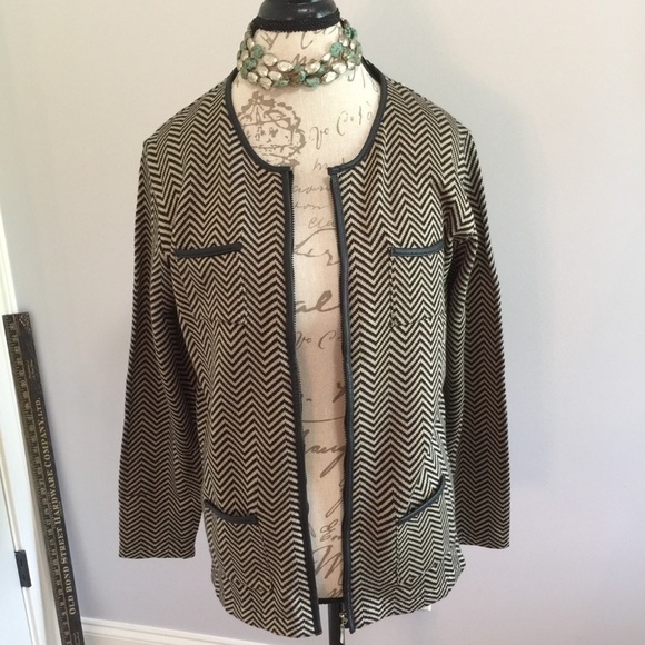 NWT Jenny Black/Tan Jacket - Picture 5 of 6